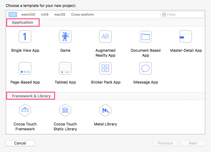 Xcode 自定义模板